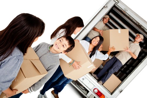 Mobile self storage container delivered in Harrowweald