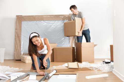 Homeowner using secure storage in Harrowweald during renovation and decluttering
