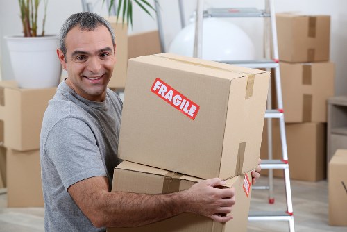 Local storage space for boxed household items and furniture