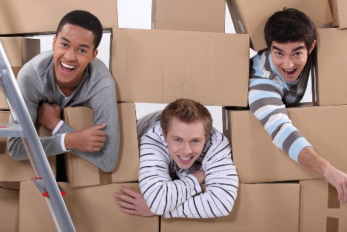Secure long-term storage unit in Harrowweald with organised boxes