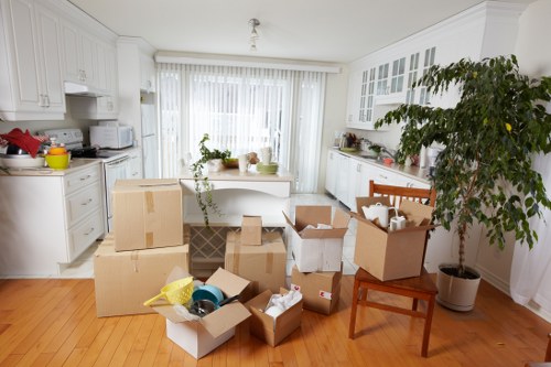Local removals team preparing a move in Harrowweald