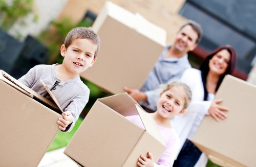 Well-organised storage units with clear access routes and safe stacking