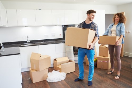 Local moving service preparing for house removals in Harrow Weald