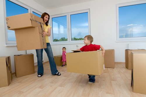 Local storage units supporting household transition