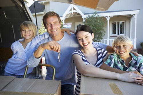 Organised furniture and seasonal items in long-term storage in Harrowweald