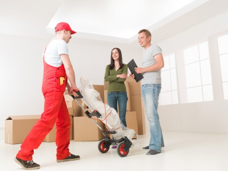 Preparing furniture for storage in Harrowweald